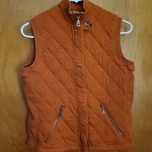 Orange Zipper Vest